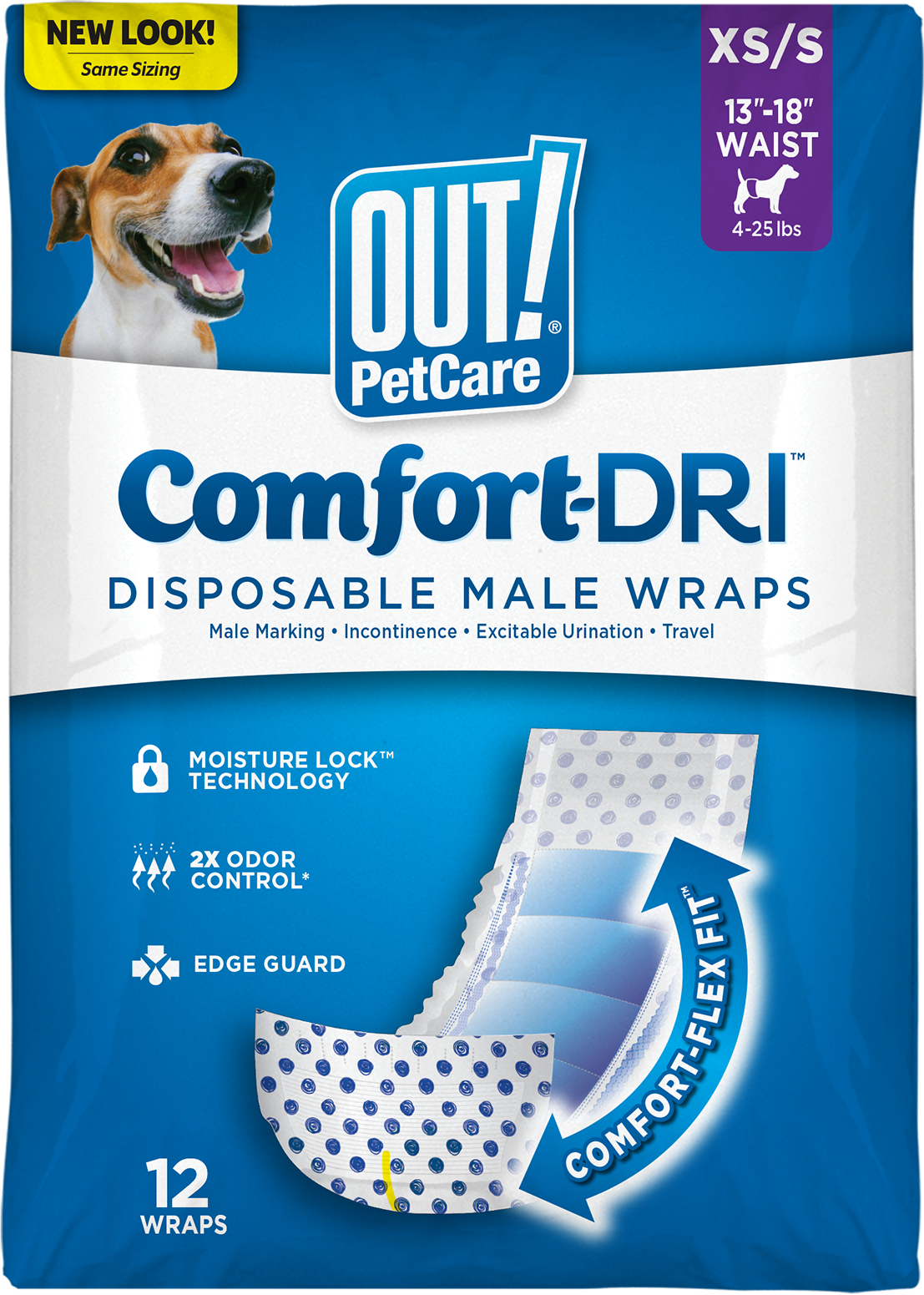 Out pet care disposable female hot sale dog diapers